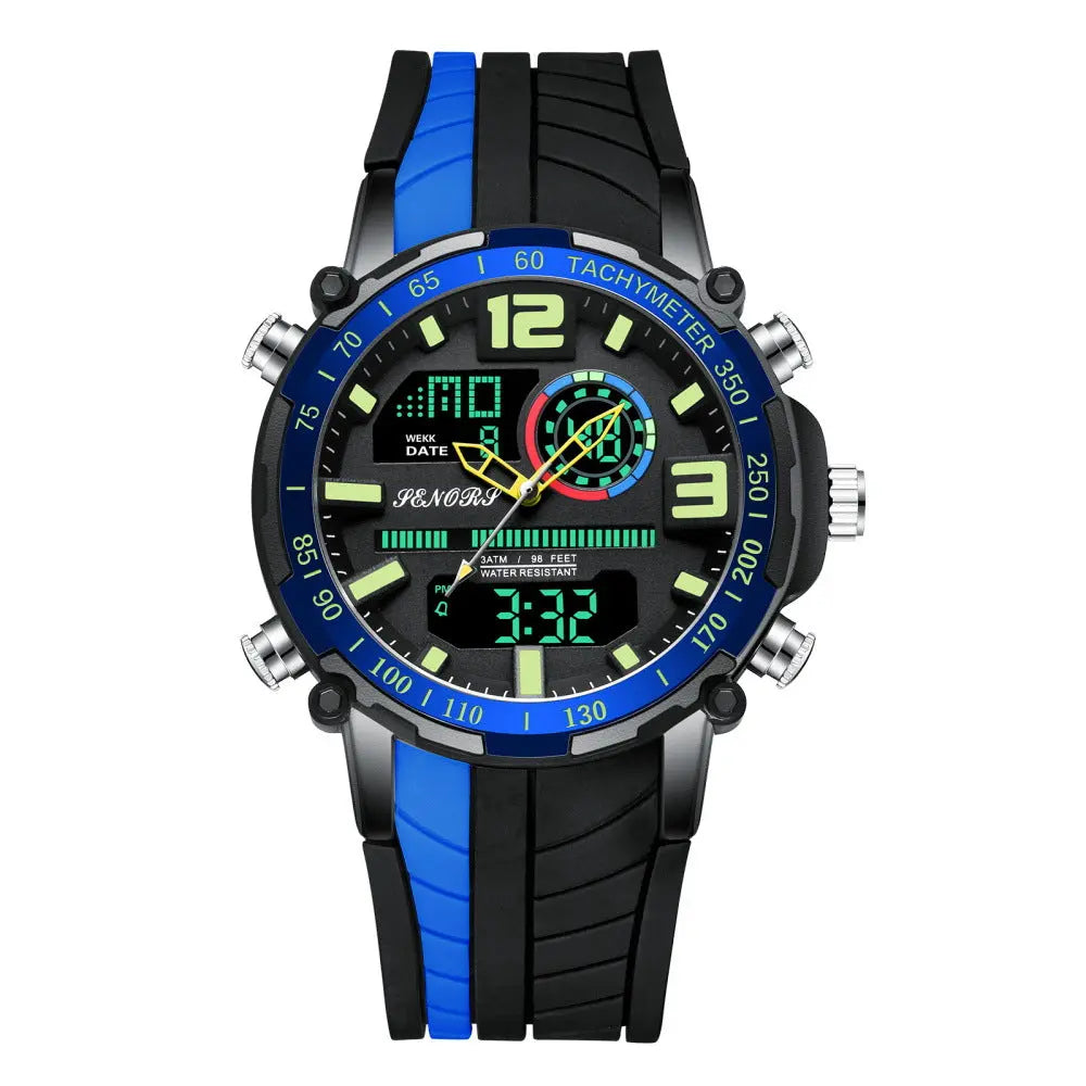Business Sports Multi-function Dual Display Men's Watch Smart Desion