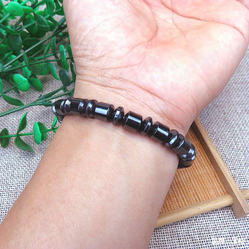 Magnetic Therapy Bracelet – Pain Relief, Slimming, Hematite & Magnetite, Unisex