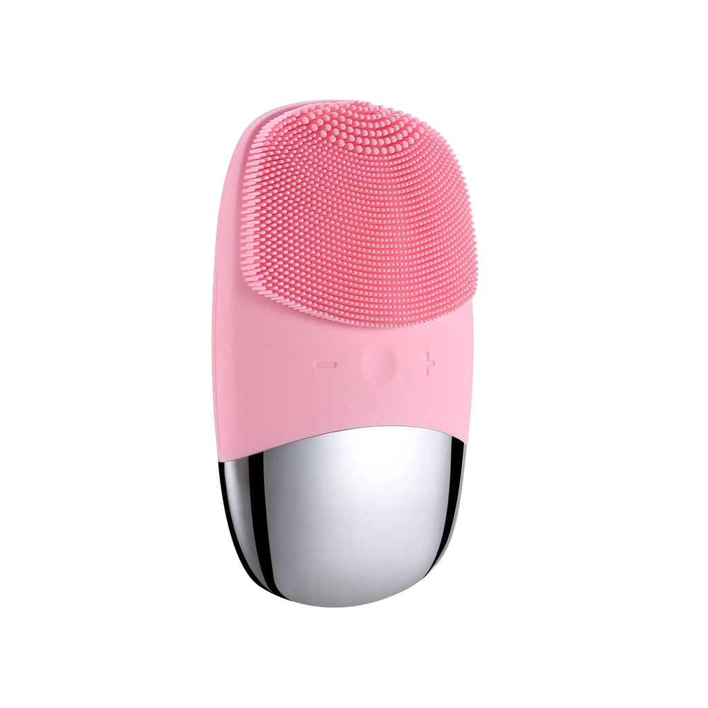 Mini Silicone Electric Face Cleansing Brush Electric Facial Cleanser Facial Cleansing Brush Skin Massager Skin Care Tools Smart Desion