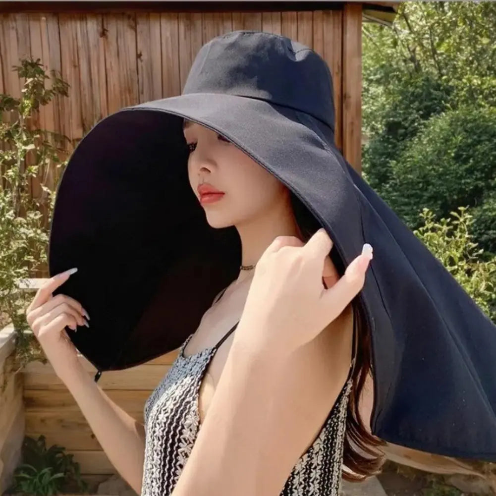 Beach Sun Hat, Neck UV Protection Sun Hat Smart Desion