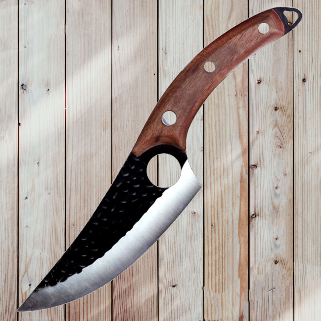Professional Boning & Butcher Knife Set – 5CrMoV15 High Carbon Steel, Scimitar