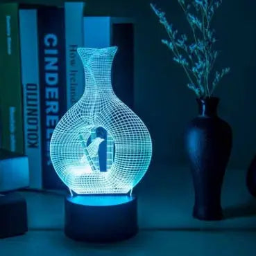 Creative 3D night light LED lamp Smart Desion