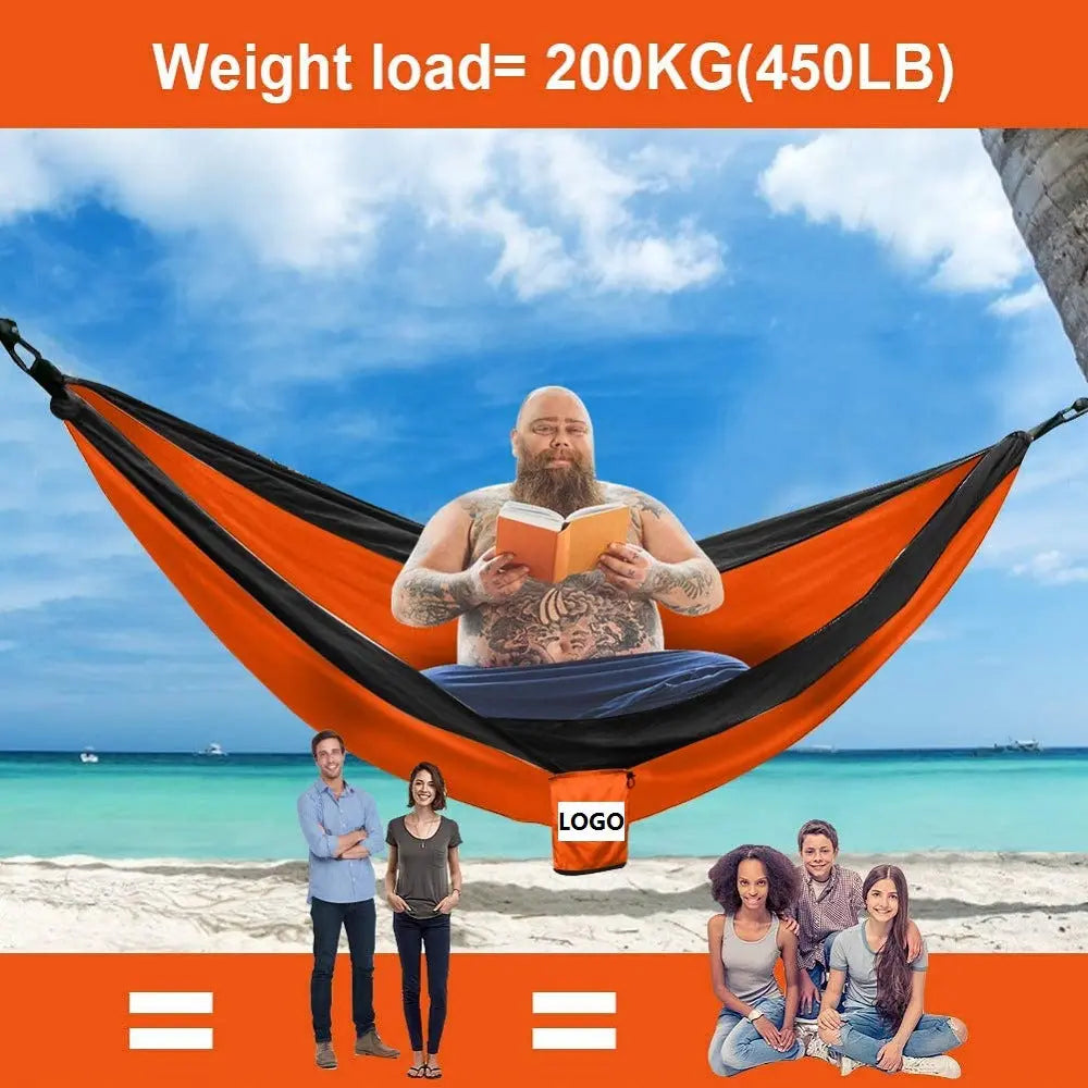 High Load-Bearing Single Double Nylon Hammock Smart Desion