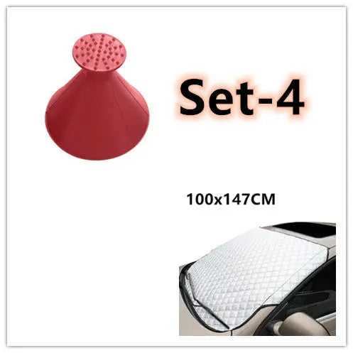 Car snow block front windshield antifreeze cover winter front gear snowboard windshield snow cover frost guard Smart Desion