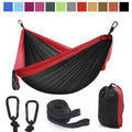 Outdoor Color Matching Nylon Parachute Cloth Single 270x140 Camping Hammock Outdoor Swing Smart Desion