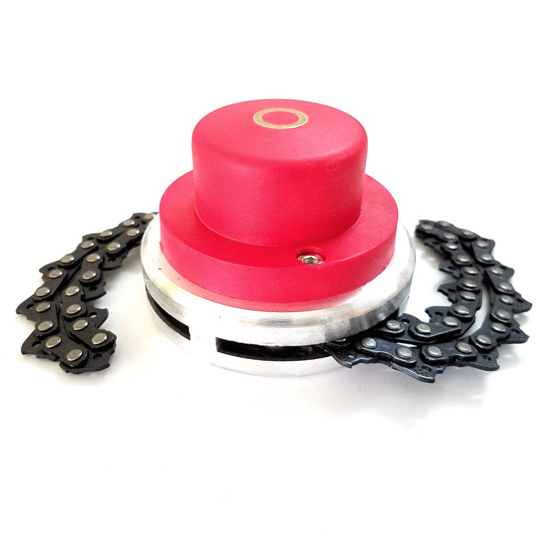 Brush Cutter Mowing Chain Head – Lawn Mower Replacement Cutting Attachment