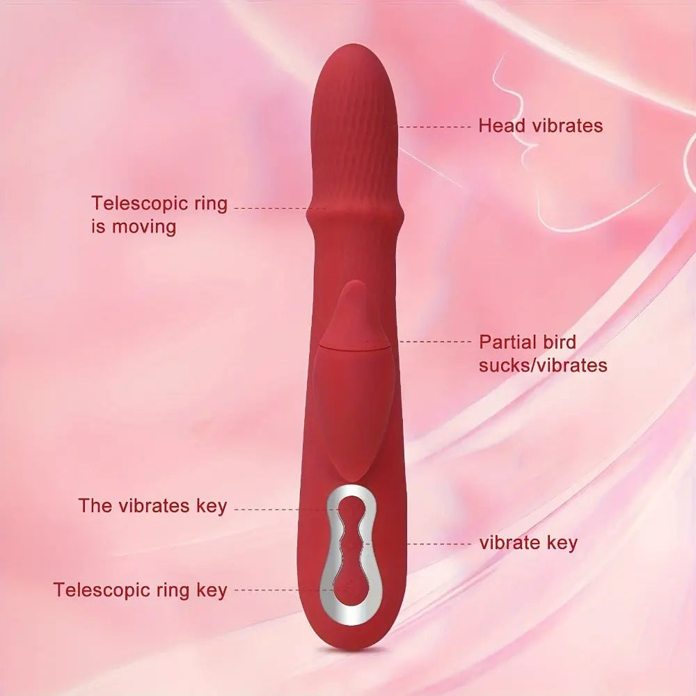 Women's Adult Products, Double Vibrator Masturbation Sticks Smart Desion