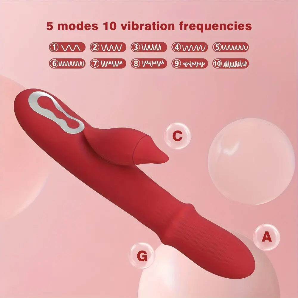 Women's Adult Products, Double Vibrator Masturbation Sticks Smart Desion