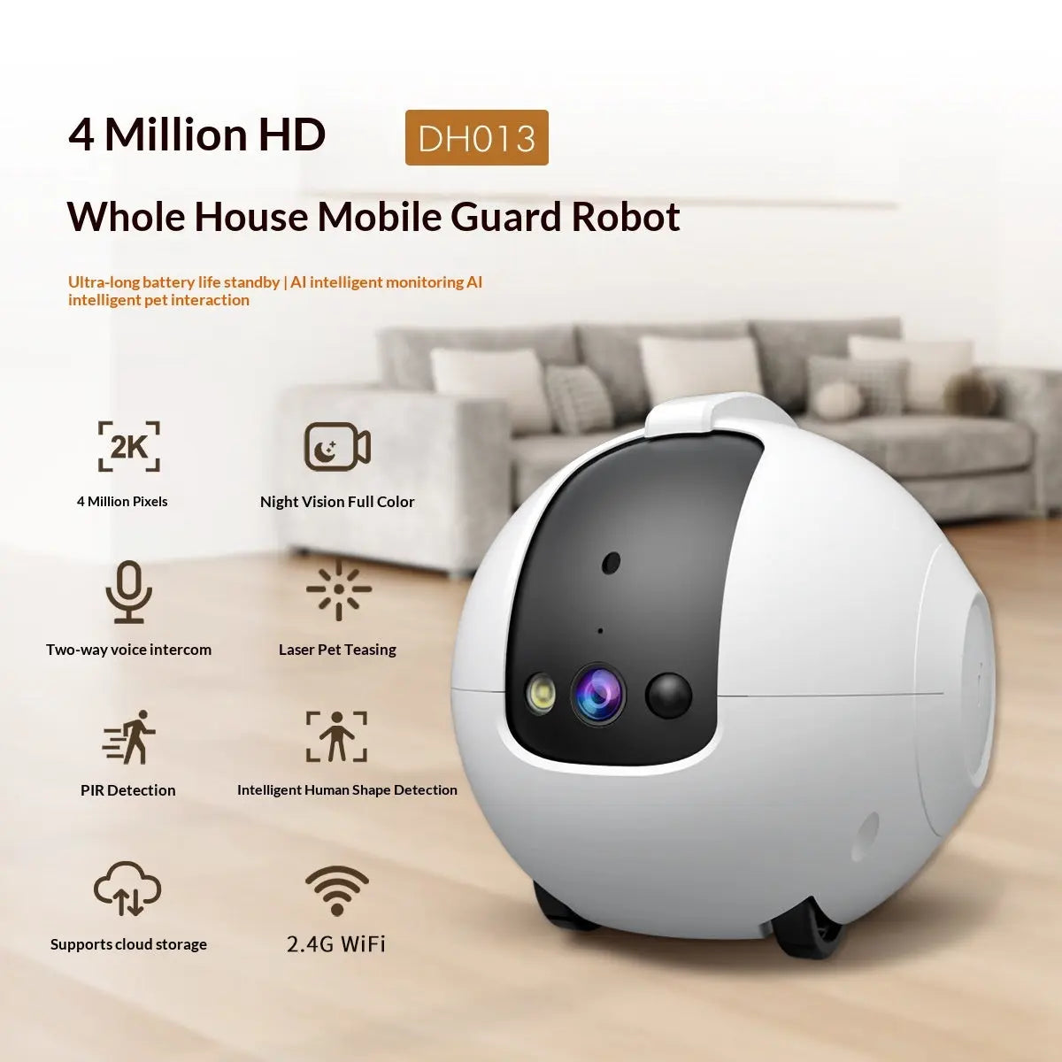 Pet AI Smart Interactive Toy And Tumbler Monitor Smart Desion