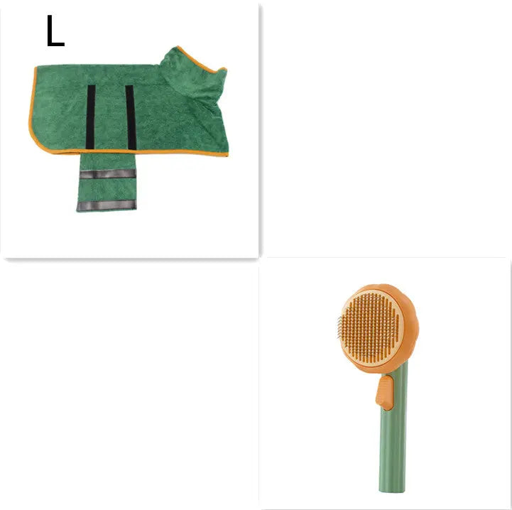 New Pet Cat Brush Hot Selling Hand-held Steel Wire Self-cleaning Comb Looper For Hair Removal Smart Desion