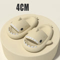 Cartoon Shark Slippers Funny Cutes Soft Slipper Indoor Outdoor  Shoes For Women Men Couples Smart Desion