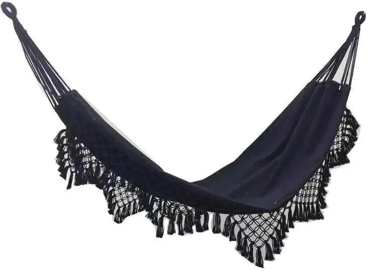 Double large canvas tassel hammock Smart Desion