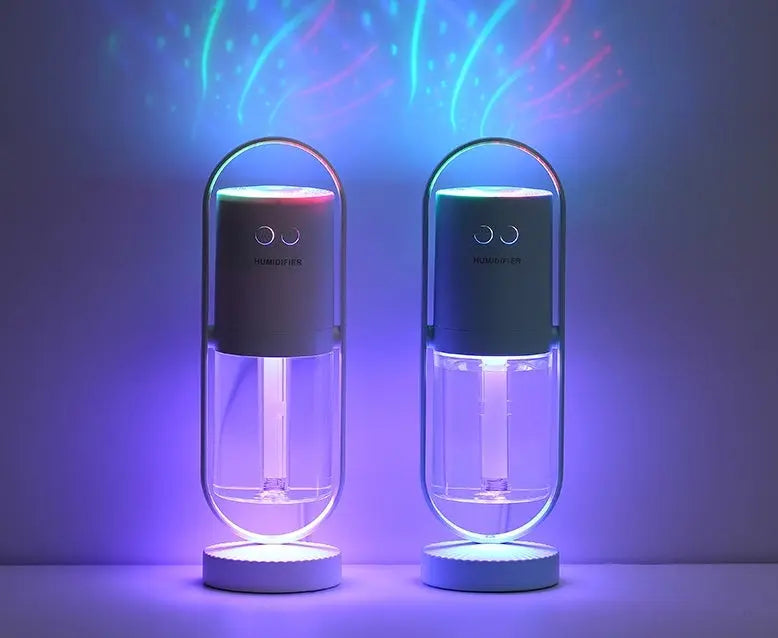 Magic Shadow USB Humidifier with Night Light Projector Smart Desion