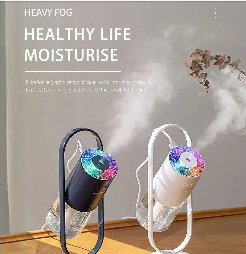 Magic Shadow USB Humidifier with Night Light Projector Smart Desion