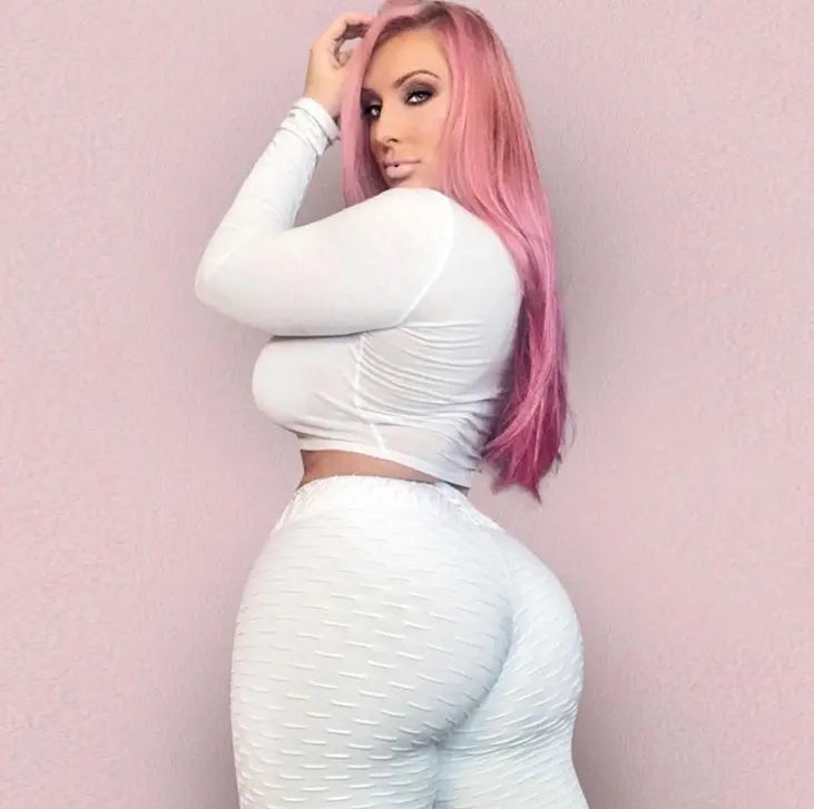 Booty Lifting Anti Cellulite Scrunch Leggings Without Pocket Smart Desion