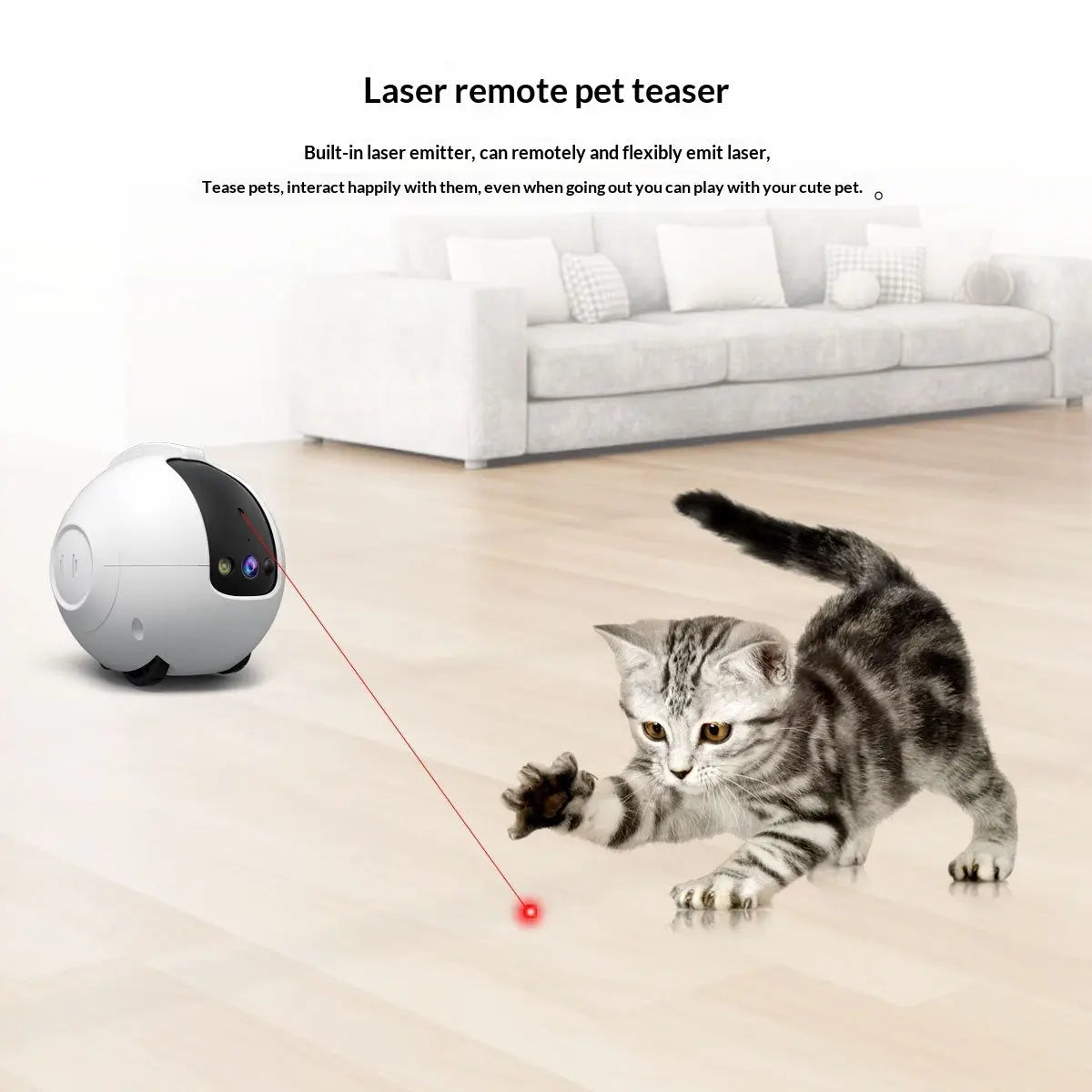 Pet AI Smart Interactive Toy And Tumbler Monitor Smart Desion