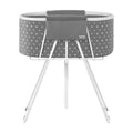 Foldable Dog Bathtub Elevated Grey Shower Station For Small & Medium Dogs & Cats Smart Desion