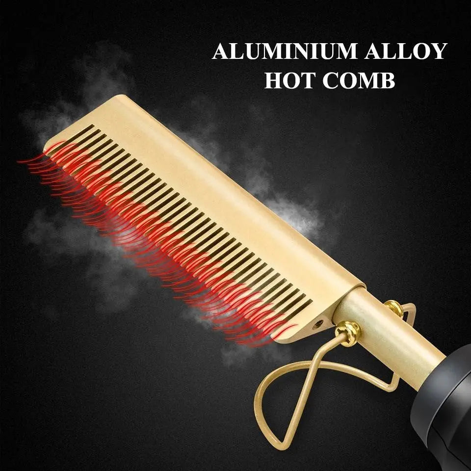 Press Comb Hot Comb Professional Hair Hot Comb Straightener Electric Hot Comb Smart Desion