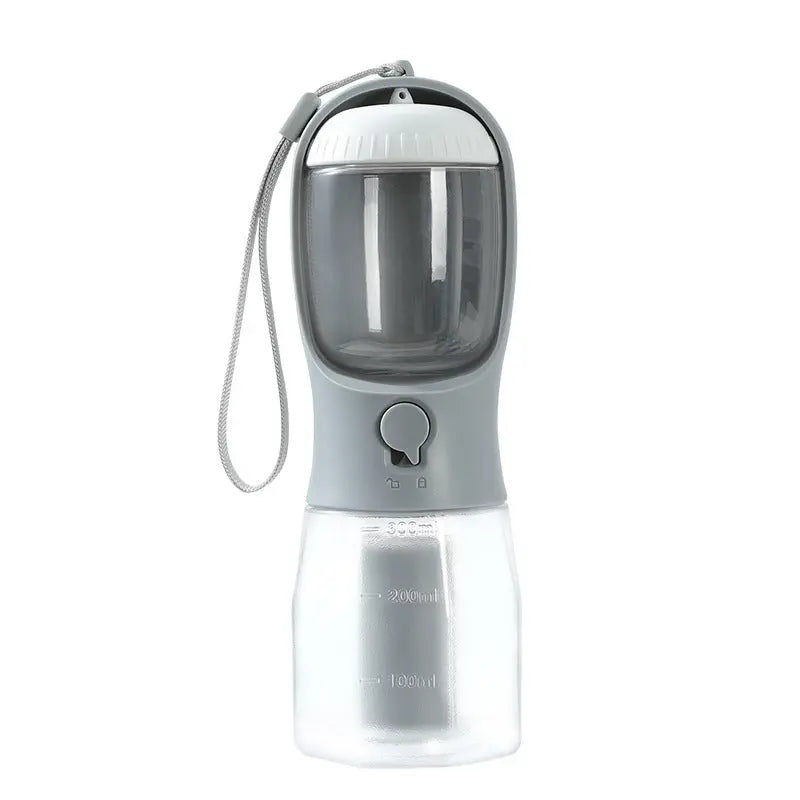 3-in-1 Portable Dog Water Cup with Food & Bag Dispenser Smart Desion