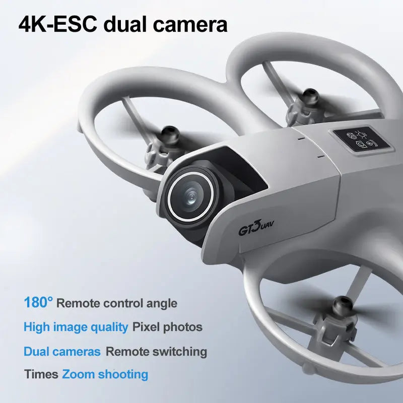 GT3 Mini Drone with Dual Cameras & Optical Flow Hover Smart Desion