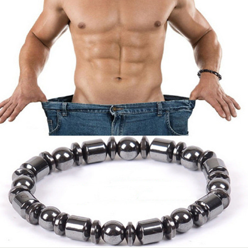 Magnetic Therapy Bracelet – Pain Relief, Slimming, Hematite & Magnetite, Unisex