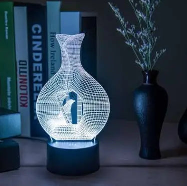 Creative 3D night light LED lamp Smart Desion