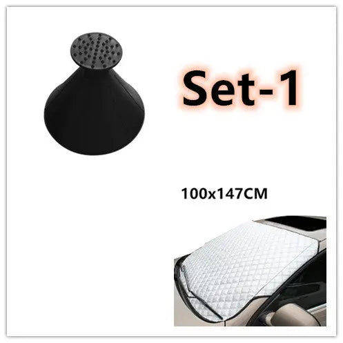 Car snow block front windshield antifreeze cover winter front gear snowboard windshield snow cover frost guard Smart Desion