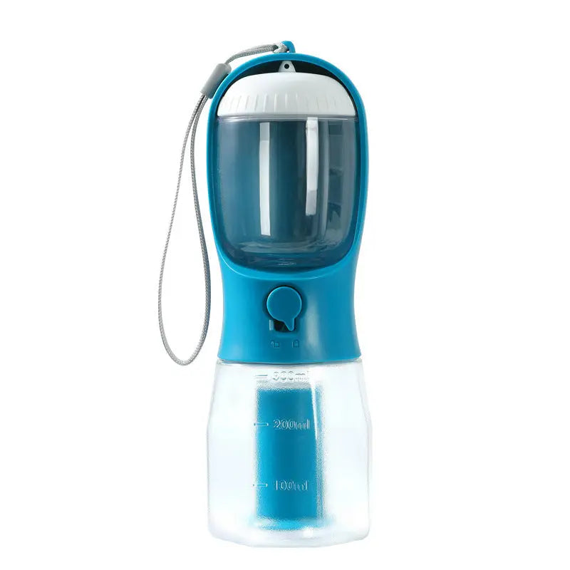 3-in-1 Portable Dog Water Cup with Food & Bag Dispenser Smart Desion