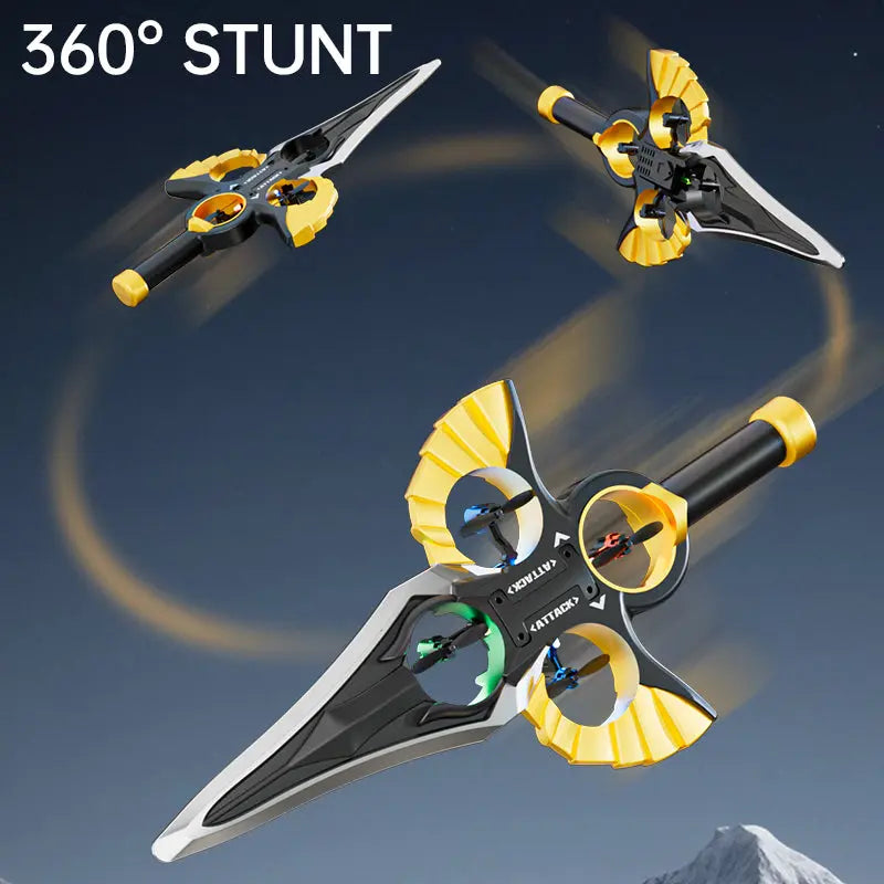 Gesture-Control Flying Sword Drone – Kids' RC Toy Smart Desion