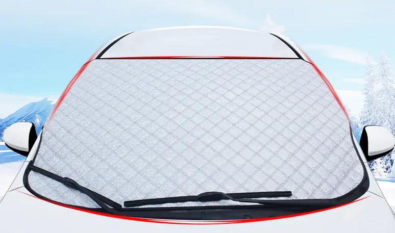 Car snow block front windshield antifreeze cover winter front gear snowboard windshield snow cover frost guard Smart Desion
