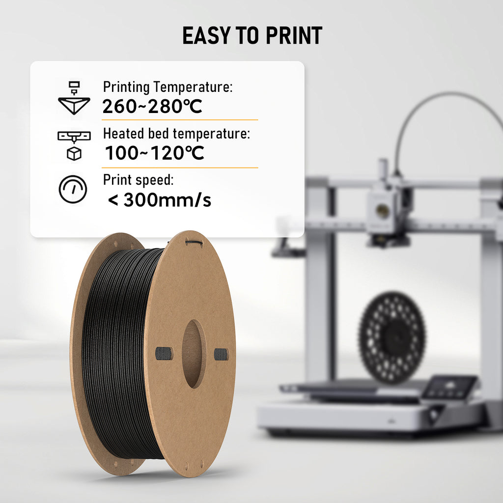 ASA-CF Carbon Fiber 3D Printer Filament – UV Resistant, High Strength, FDM Compatible