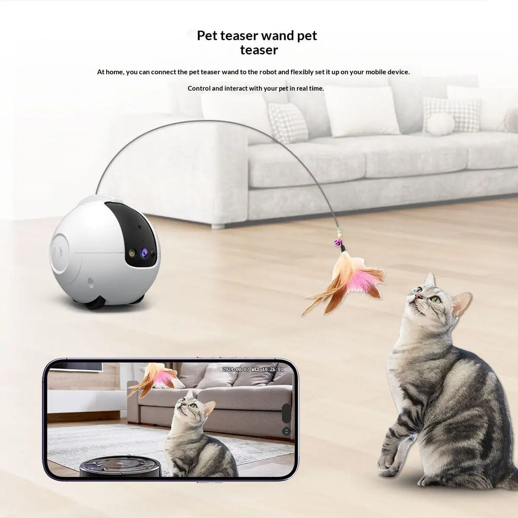 Pet AI Smart Interactive Toy And Tumbler Monitor Smart Desion