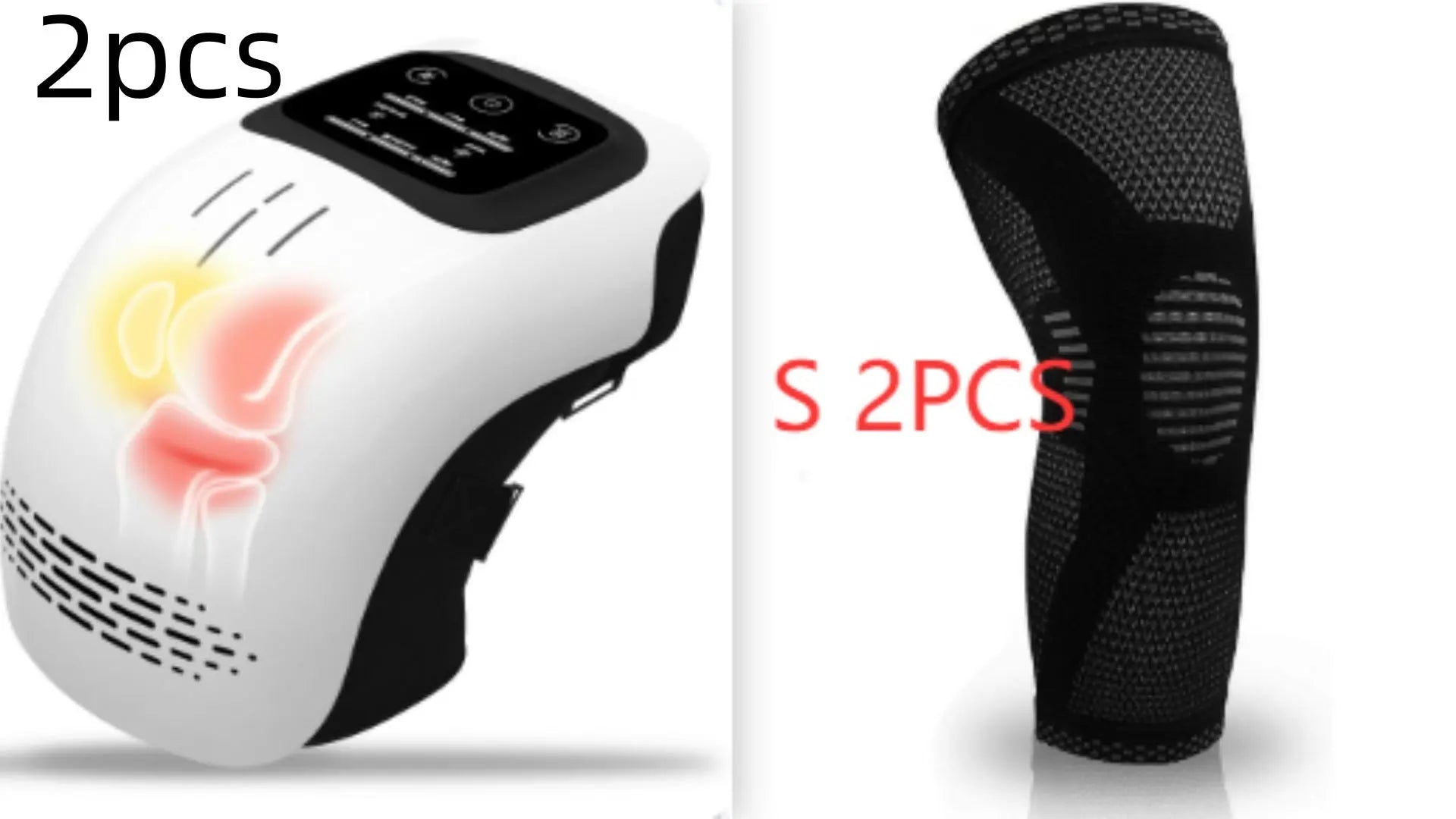 Intelligent Home Use Electric Intelligent Kneading Heating Knee Massager Rechargeable Pain Relief Infrared Laser Vibration Knee Massager Smart Desion