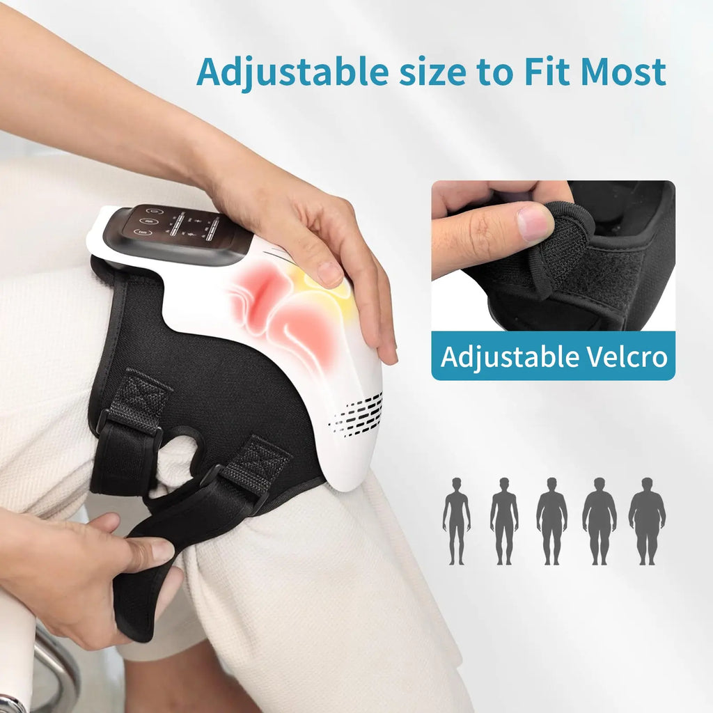 Intelligent Home Use Electric Intelligent Kneading Heating Knee Massager Rechargeable Pain Relief Infrared Laser Vibration Knee Massager Smart Desion