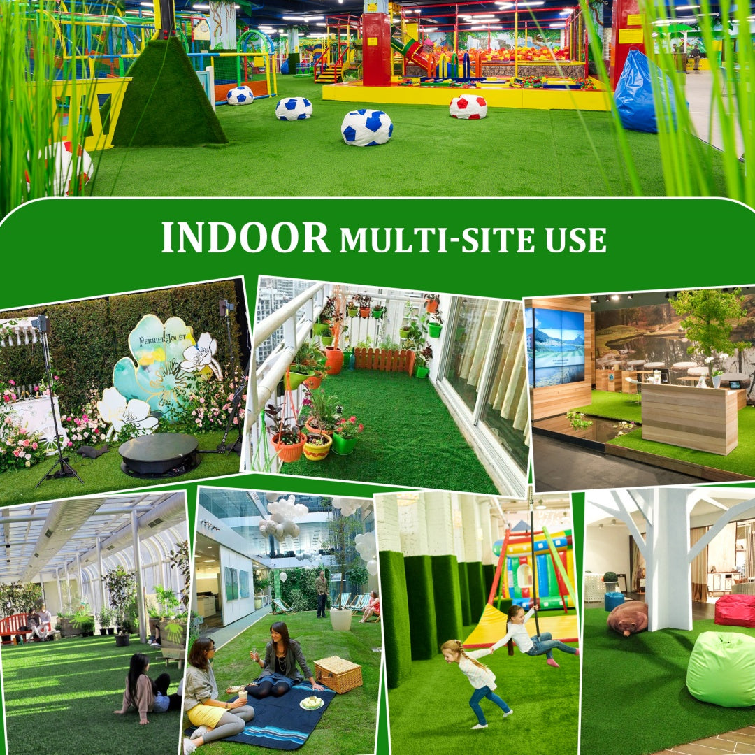 Artificial Grass Runner Rug 3x10 FT – Thick Realistic Turf, UV Resistant, Drainage
