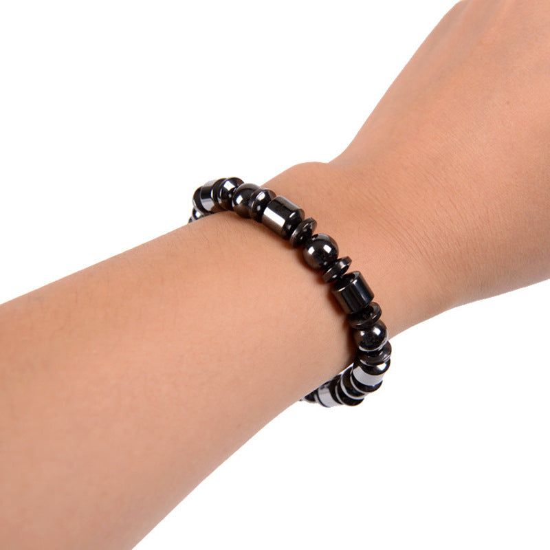 Magnetic Therapy Bracelet – Pain Relief, Slimming, Hematite & Magnetite, Unisex
