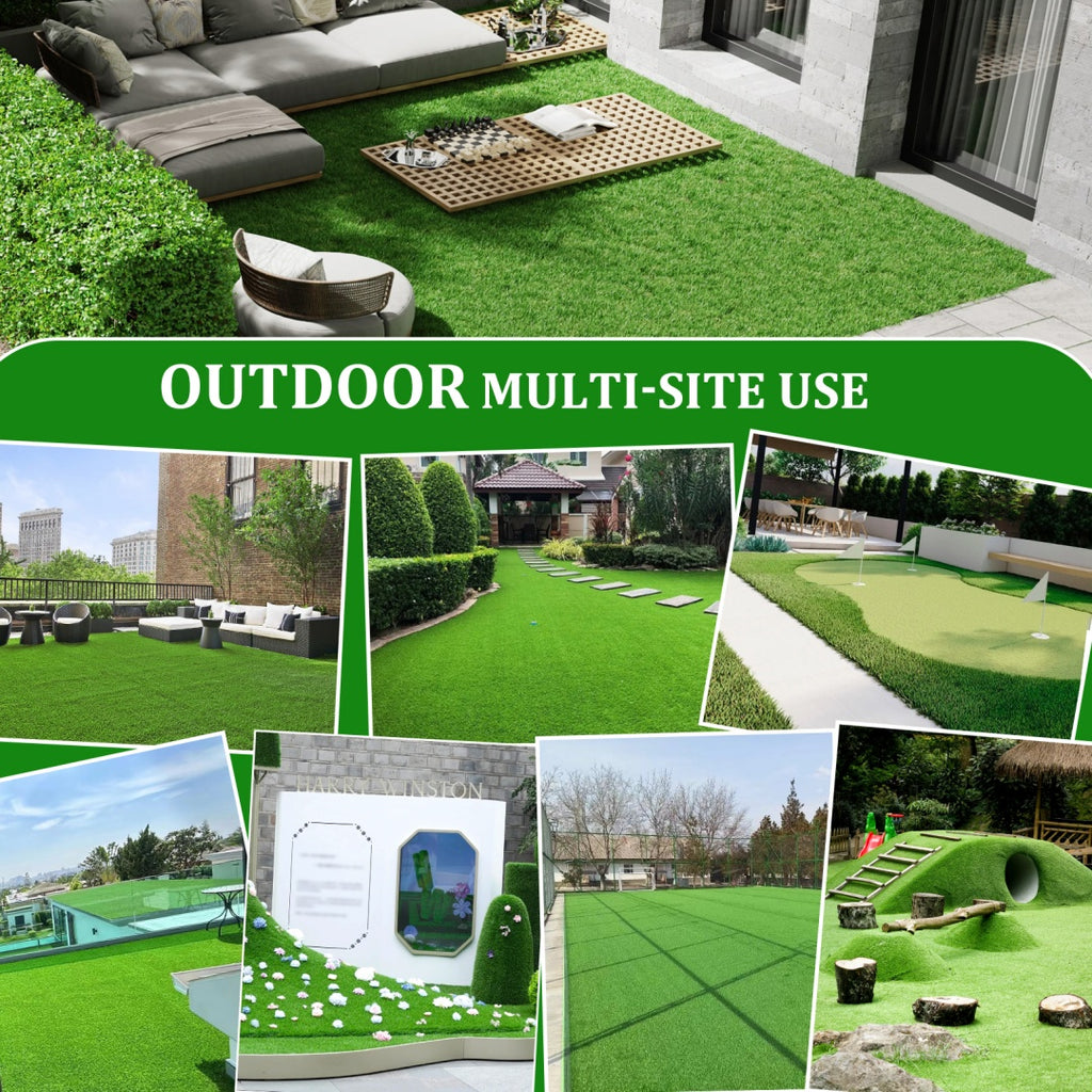 Artificial Grass Runner Rug 3x10 FT – Thick Realistic Turf, UV Resistant, Drainage