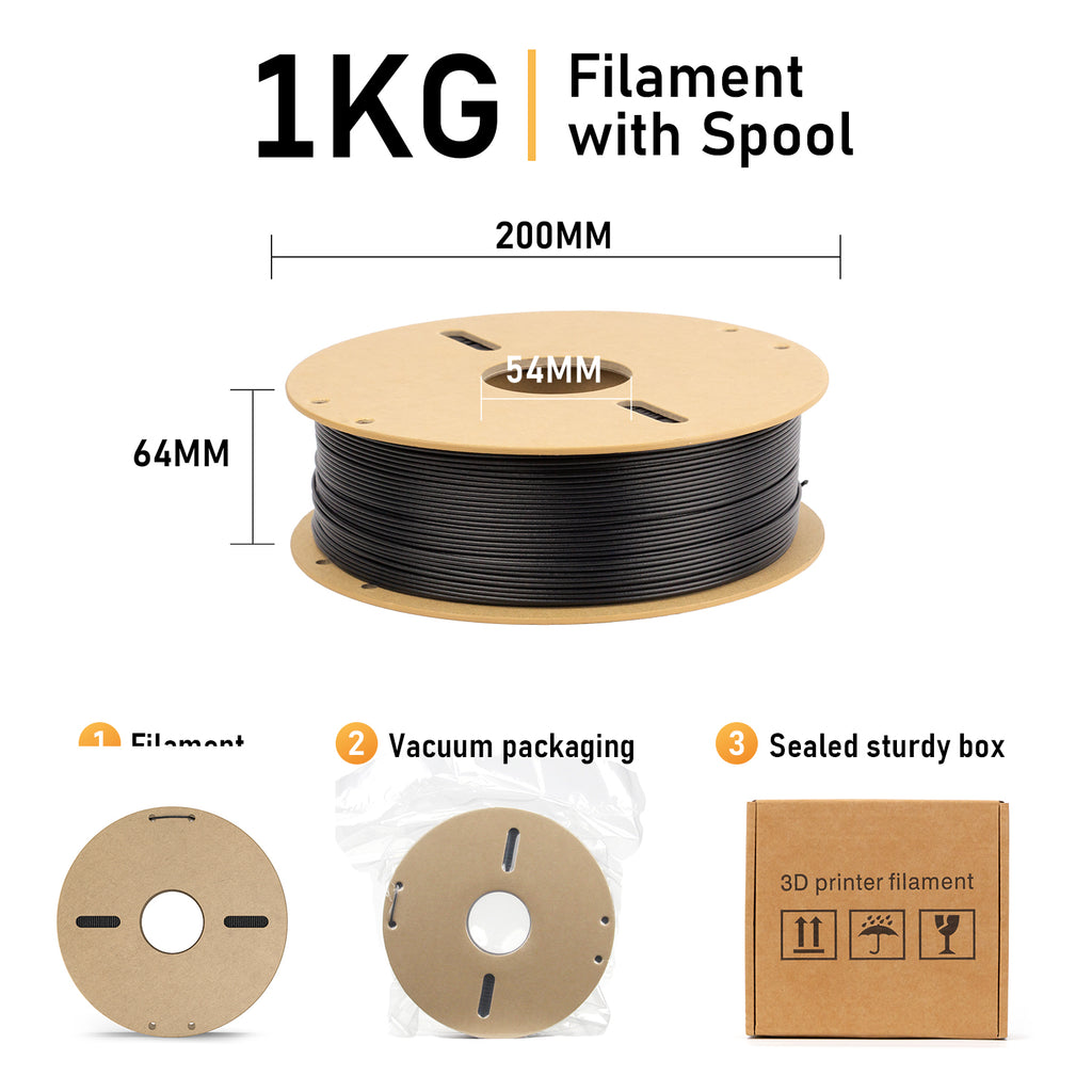 ASA-CF Carbon Fiber 3D Printer Filament – UV Resistant, High Strength, FDM Compatible