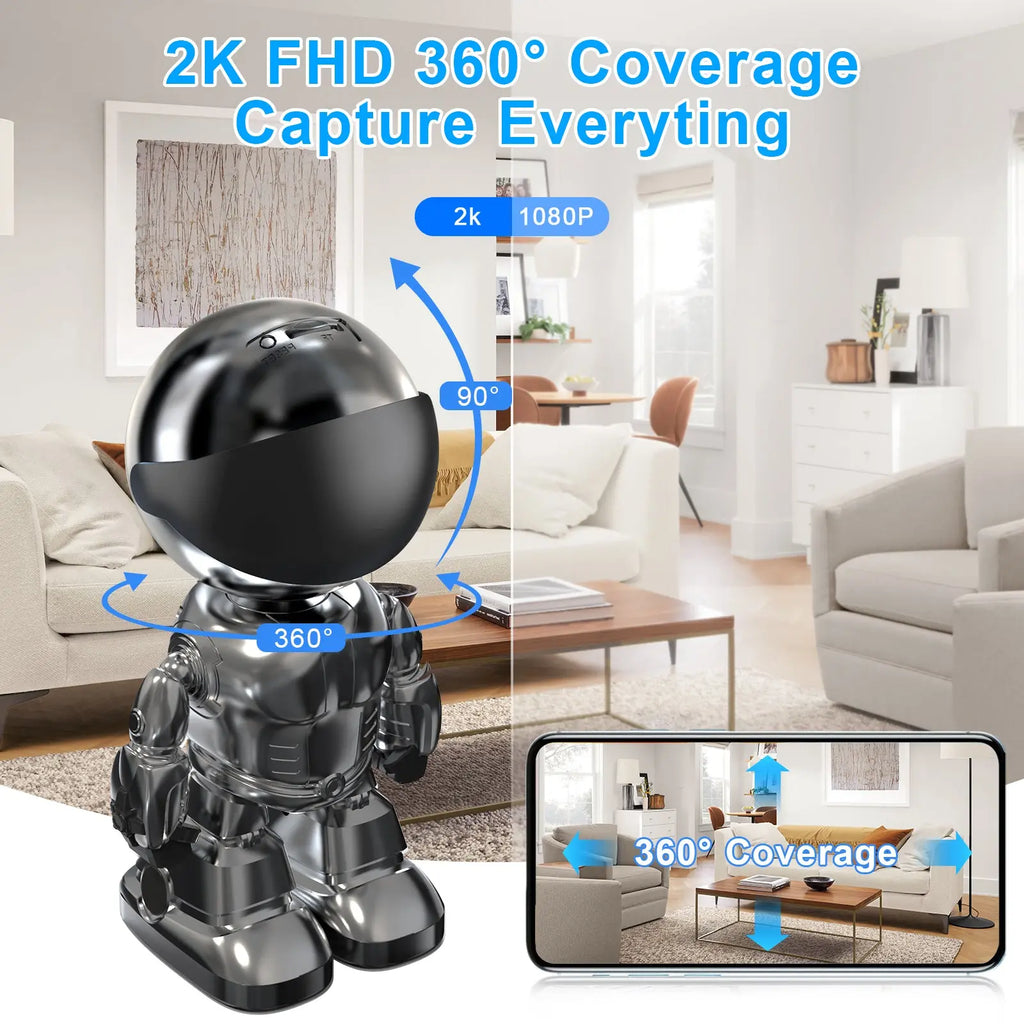 Smart Robot Camera 3MP IP Camera WIFI Robert Network CCTV HD Baby Monitor Remote Control Home Security Camera Smart Desion