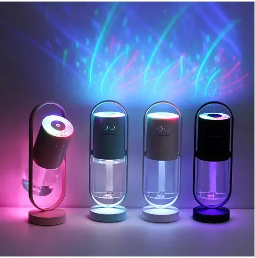 Magic Shadow USB Humidifier with Night Light Projector Smart Desion