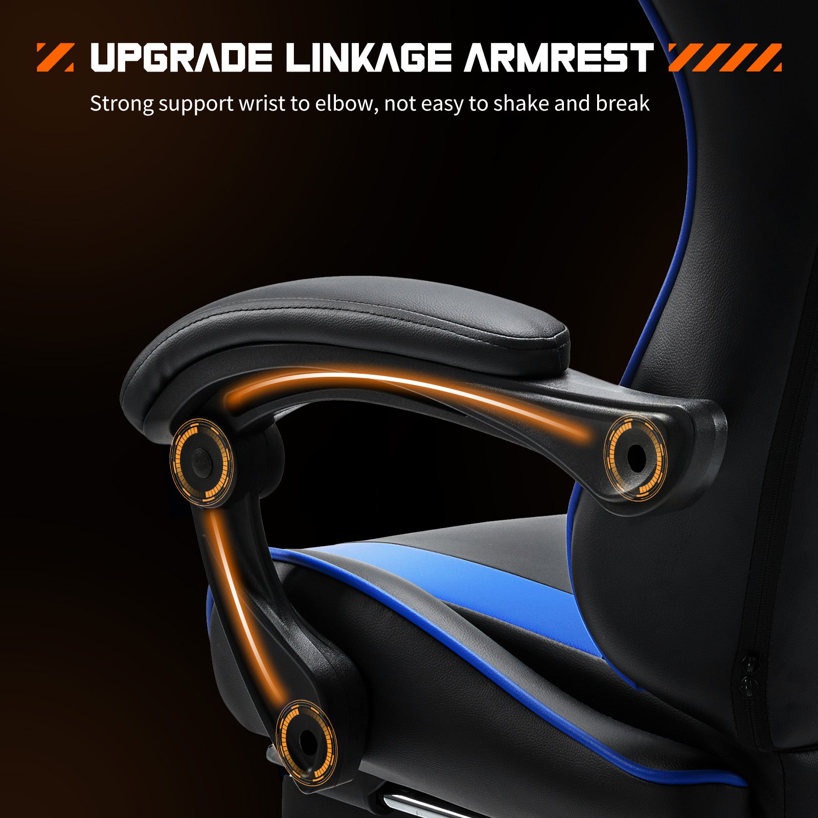 Gaming Chair & Desk Set – Ergonomic, 275 lb Capacity, Reclining, Height Adjustable