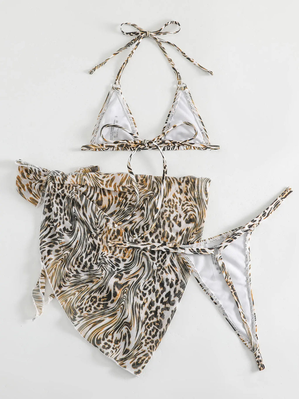 Women's Fashion Leopard Print Bikini Set Smart Desion