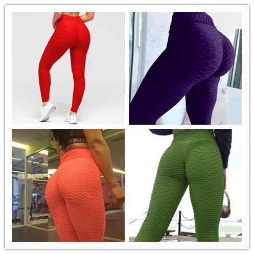 Booty Lifting Anti Cellulite Scrunch Leggings Without Pocket Smart Desion