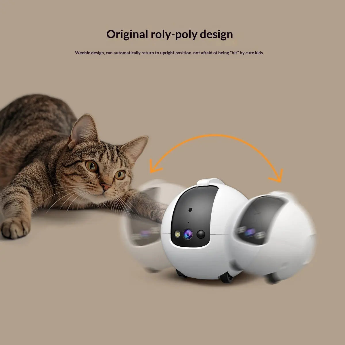 Pet AI Smart Interactive Toy And Tumbler Monitor Smart Desion