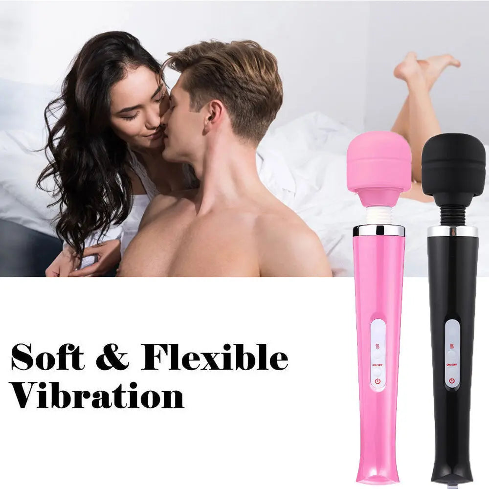 Handheld Massager 20 Speed Wand Vibrating Massage Magic Full Body Therapy Motor Smart Desion