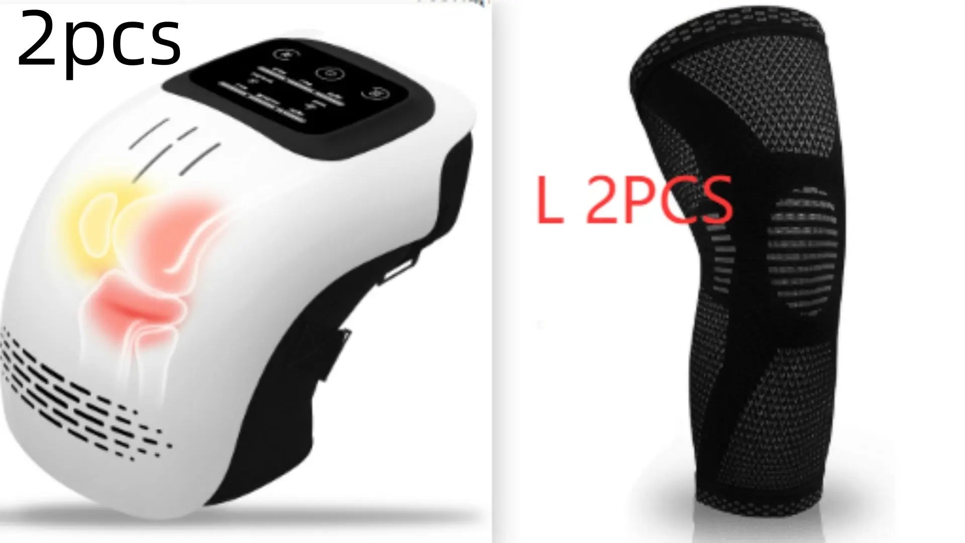 Intelligent Home Use Electric Intelligent Kneading Heating Knee Massager Rechargeable Pain Relief Infrared Laser Vibration Knee Massager Smart Desion