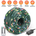 330FT String Lights Outdoor Christmas Decoration Lights With Remote IP44 Waterproof 8 Lighting Modes 8 Brightness Timer Plug In Fairy Light Xmas House Holiday Decor Smart Desion