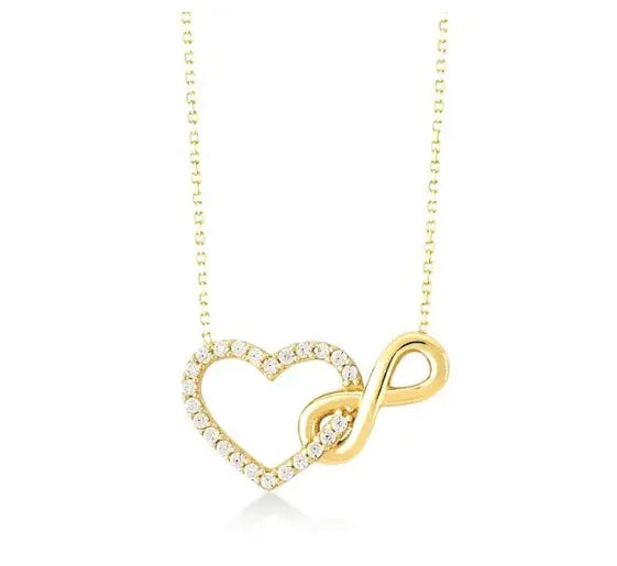 Sterling Silver Mother's Day Gift Love Heart Pendant Necklace For Women Mom Girlfriend Clavicle Chain Choker Jewelry Smart Desion