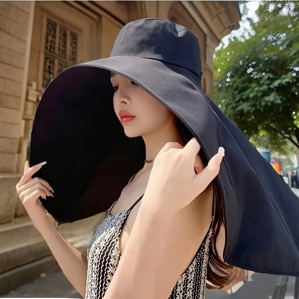 Beach Sun Hat, Neck UV Protection Sun Hat Smart Desion