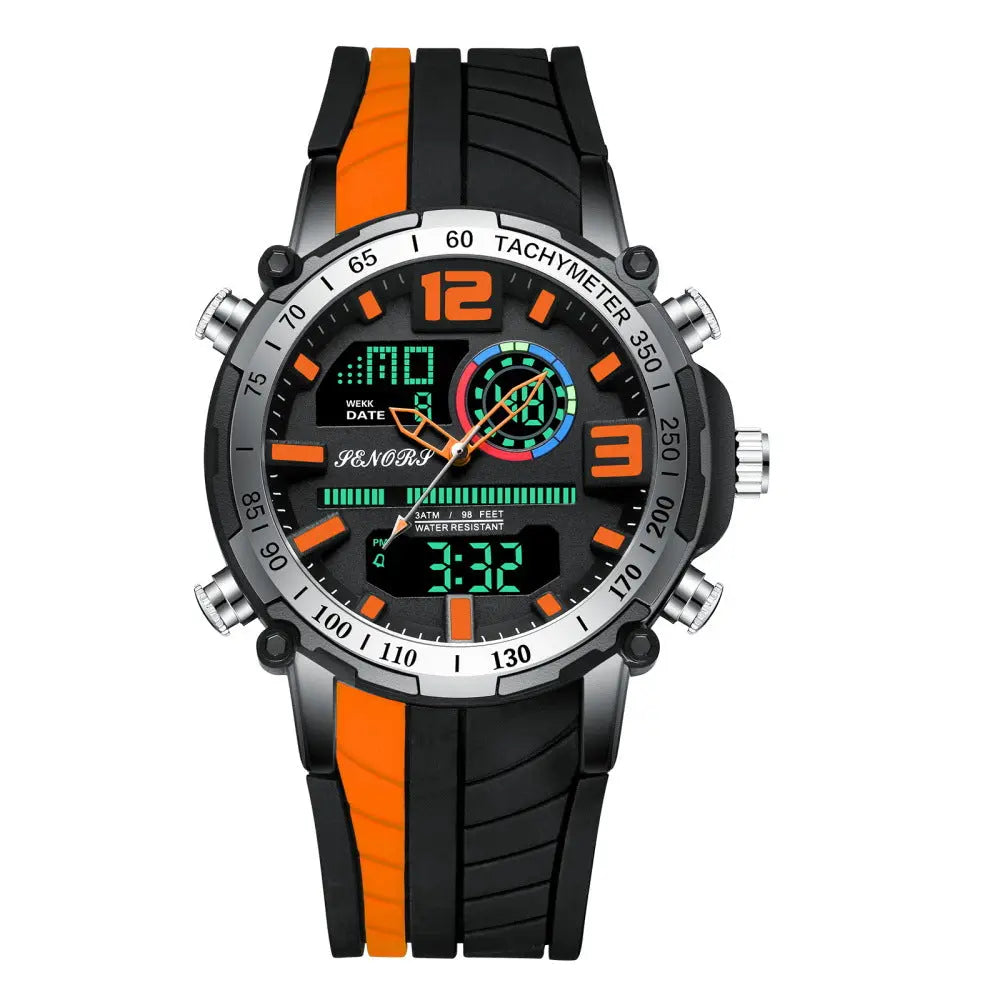 Business Sports Multi-function Dual Display Men's Watch Smart Desion